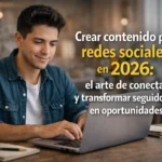 Crear contenido para redes sociales en 2026: el arte de conectar y transformar seguidores en oportunidades